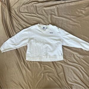 Vintage White Reebok Crewneck